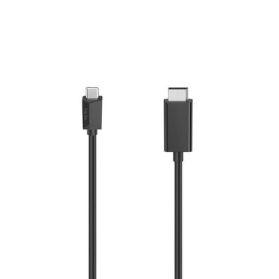 HAMA Video-Kabel, USB-C-Stecker - DisplayPort-Stecker, Ultra-HD 4K, 1,5 m (00200