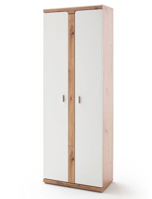 Garderobenschrank Tortona 2 Balkeneiche 70x197x38 cm Kleiderschrank