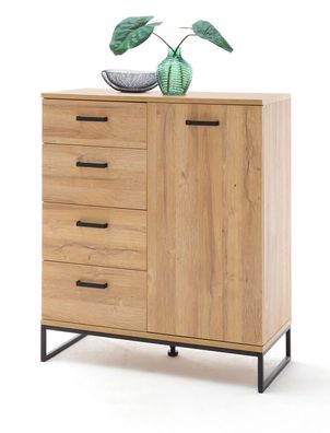 Kommode Torrico 8 Grandson Oak 101x116x44 cm Sideboard Wohnzimmer