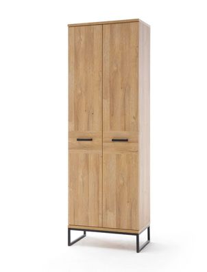 Garderobenschrank Torrico 2 Grandson Oak 66x196x38 cm Kleiderschrank