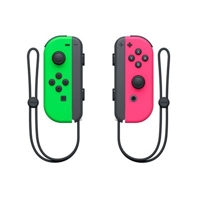 Nintendo Joy Con 2er Set, neon-grün/ neon-pink Nintendo Switch Controller
