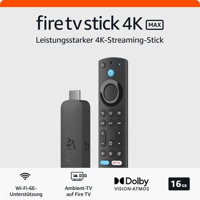 Amazon Fire TV Stick 4k Max 2023 Streaming-Player