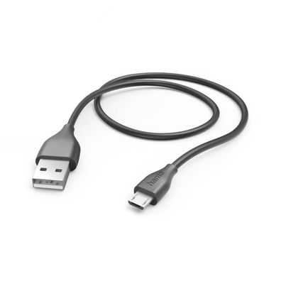 HAMA Ladekabel, USB-A - Micro-USB, 1,5 m, Schwarz (00201586)