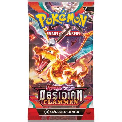 Pokémon Karmesin & Purpur Obsidian Flammen Booster Boosterpack