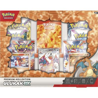 Pokemon EX Premium Collection Box | Holo Glurak-ex & Karten | Boosterpacks & Zubehör