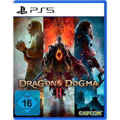 Dragon's Dogma 2 PS5-Spiel: Rollenspiel-Abenteuer, USK 16, Blu-ray-Medium