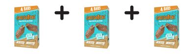 3 x Grenade Protein Bar (4x60g) Choc Chip Salted Caramel