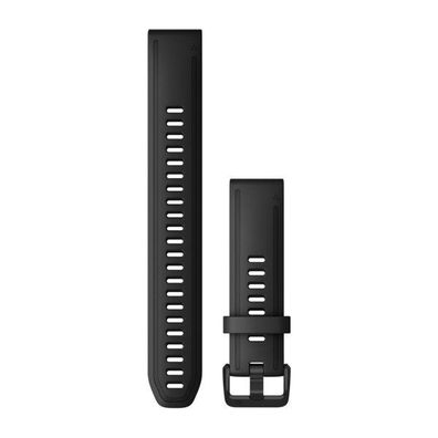 Garmin QuickFit 20, Band, Garmin f?nix 6S, Silikon, Schwarz