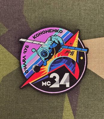 Patch "Soyuz MS-24" OHNE Klett Weltraum Roskosmos USA NASA Shuttle Aufnäher Space