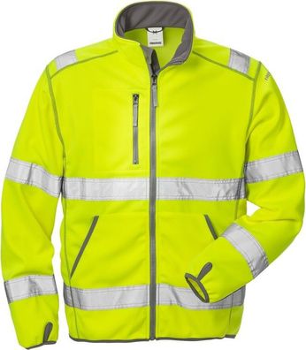 Fristads Warnschutz-Jacke High Vis Softshell-Jacke Kl. 3 4840 SSL Warnschutz-Gelb