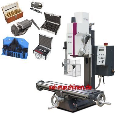 Fräsmaschine Fräsbank Optimum Optimill MH 20 L V + Zubehörset 6 - 3338132