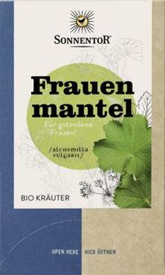 Sonnentor 3x Frauenmantel, Doppelkammerbeutel 21,6g