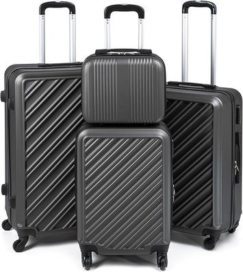 Hartschalenkoffer Reisekoffer Set Rollen Koffer &Trolleys 3in1 4in1 Teleskopgriff