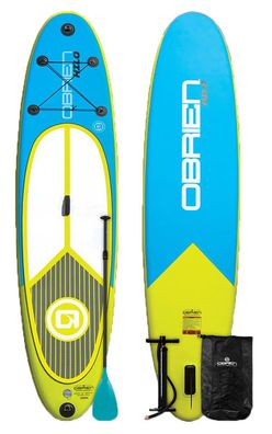 OBRIEN SUP Set Board iSup Hilo 10'6" aufblasbar + Paddle + Pumpe + Tasche