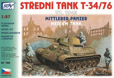 SDV 87155 Bausatz Panzer T34/76 Modell 1942 Massstab 1:87