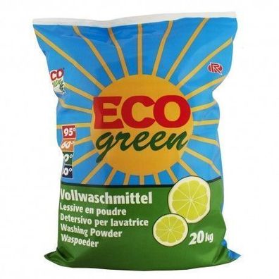 Eco green, Vollwaschmittel, 20kg Sack