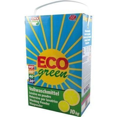 Eco green, Vollwaschmittel, 10kg Tragebox