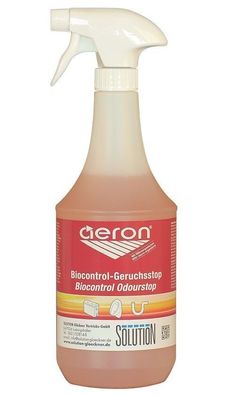 Aeron Biocontrol-Geruchsstop, 1L Flasche mit Sprüher