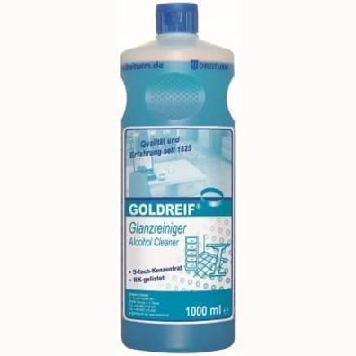 Goldreif Glanzreiniger, 1L Rundflasche