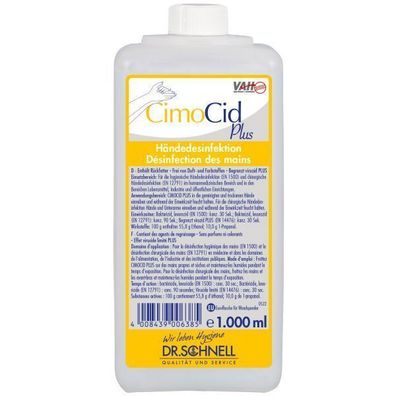 CimoCid PLUS, 1L Euroflasche BAuA-Reg-Nr.: N-85853