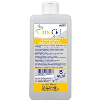 CimoCid Sensitive, 500ml Euroflasche BAuA-Reg-Nr.: N-79068