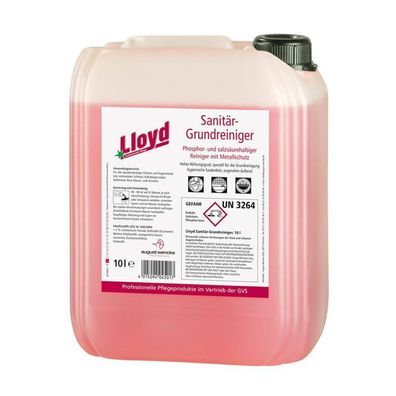 Lloyd Sanitär-Grundreiniger,10L Kanister