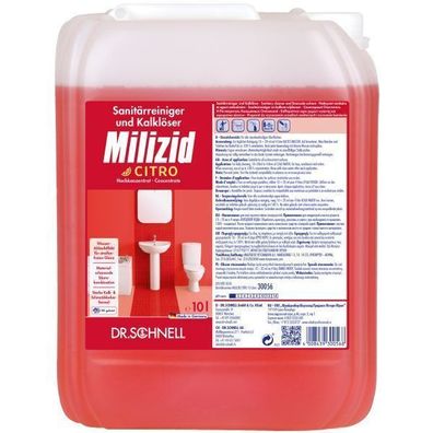 Milizid Citro, 10L Kanister