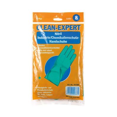 Clean-Expert Nitril-Industriehandschuh, grün, Gr.9-10, 1 Paar