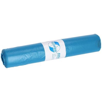 Abfallsäcke Ecofine, LDPE, 120L, blau, 700x1100mm, 25my, 25 St/ Ro.