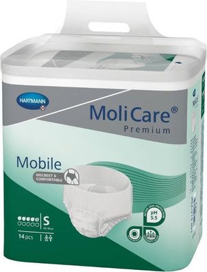 MoliCare Premium Mobile, 5 Tropfen, Gr. S, 4x14 St/ Krt.