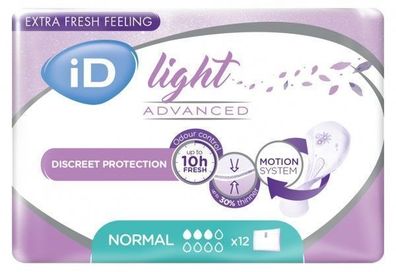 iD Light Advanced Normal, türkis, 12 St/ Btl.