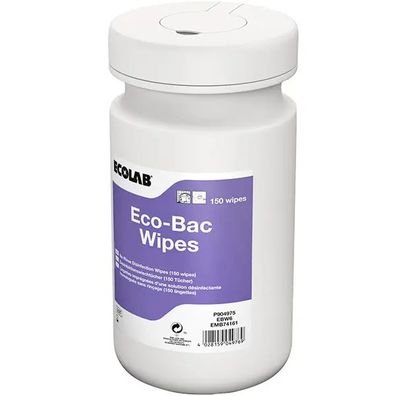 Eco-Bac Wipes, 150 Tücher/ Box BAuA-Reg-Nr.: N-33185