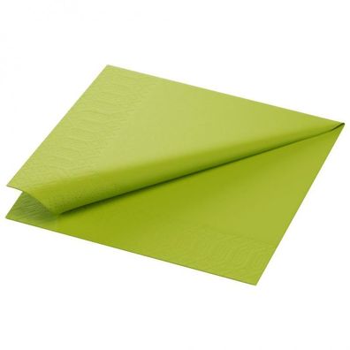 Zelltuch-Serviette 33x33cm,1lg,1/4Falz kiwi, 6x500 St/ Krt.