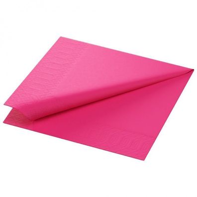 Zelltuch-Serviette 33x33cm,3lg,1/4Falz fuchsia, 4x250 St/ Krt.