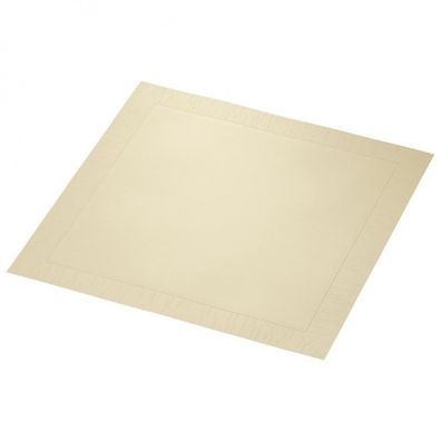 Zelltuch-Serviette Klassik, 40x40cm, 4lg, 1/4 Falz, champagne, 6x50 St/ Krt.