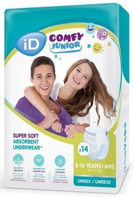 iD Comfy Junior Pants, 8-15 years, grün, 6x14 St/ Krt.