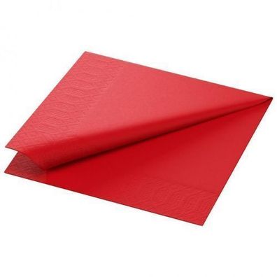 Zelltuch-Serviette, 33x33cm,1lg,1/4Falz, rot, 6x500 St/ Krt.