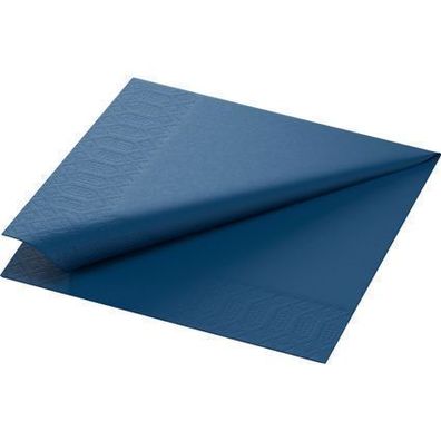 Zelltuch-Serviette, 33x33cm,3lg,1/4Falz, dunkelblau, 4x250 St/ Krt.