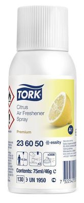 Tork Premium Lufterfrischer Duftpatrone, Zitrus, 1 St. 75ml