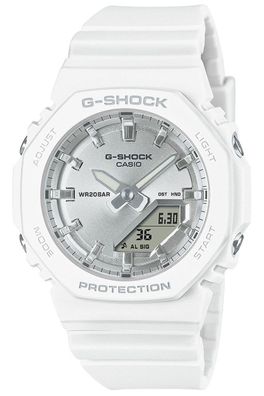 Casio G-Shock Ana-Digi Damenuhr Weiß/ Silberfarben GMA-P2100VA-7AER