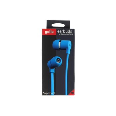 Golla Superduct Headset Kopfhörer In Ear Kopfhörer blau