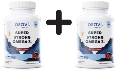 2 x Super Strong Omega 3, 500 EPA / 250 DHA - 90 softgels