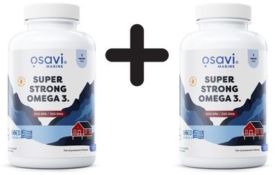 2 x Super Strong Omega 3, 500 EPA / 250 DHA - 180 softgels