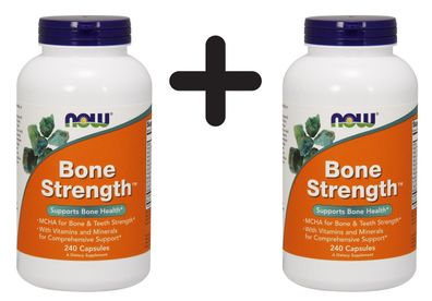2 x NOW Foods Bone Strength - 240 caps