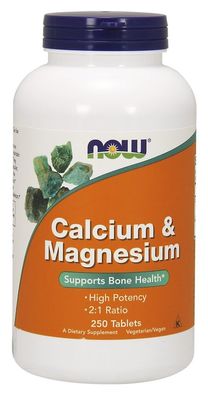 Calcium & Magnesium - 250 tablets