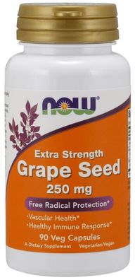 Grape Seed, 250mg Extra Strength - 90 vcaps