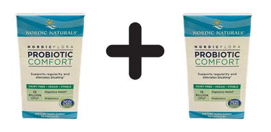 2 x Nordic Flora Probiotic Comfort, 15 billion CFU - 30 caps