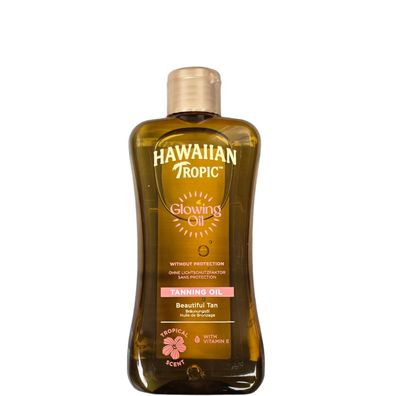 Hawaiian Tropic/ Glowing Oil LSF 0 "Tanning Oil" 200ml/ Sonnenschutz/ Sonnenöl