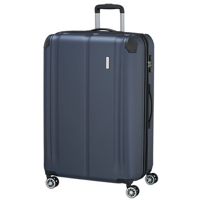 Travelite City 4w Trolley L 073049, marine, Unisex