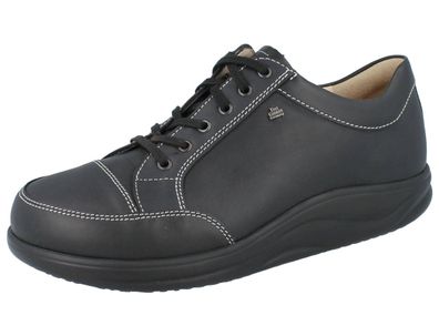 FINN Comfort Finnamic Huelva Herren Halbschuhe Schnürschuhe schwarz/ Nuri